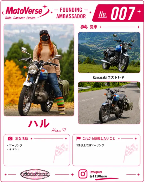創設アンバサダー No.007 ハル