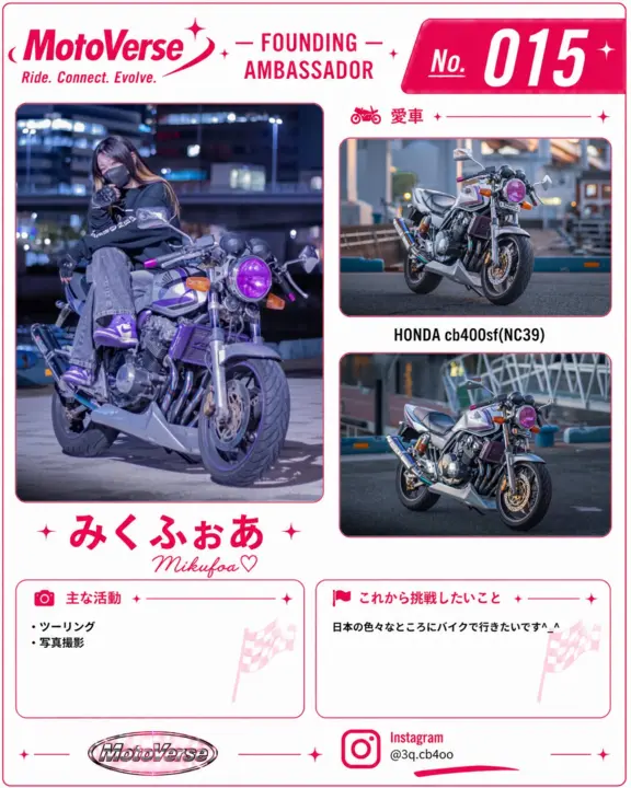 創設アンバサダー No.015 みくふぉあ
