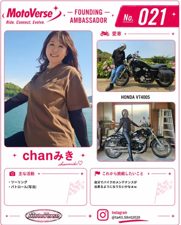 創設アンバサダー No.021 chanみき